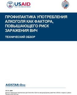 ПРОФИЛАКТИКА УПОТРЕБЛЕНИЯ АЛКОГОЛЯ КАК ФАКТОРА, ПОВЫШАЮЩЕГО РИСК ЗАРАЖЕНИЯ ВИЧ - ТЕХНИЧЕСКИЙ ОБЗОР