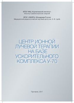 ЦЕНТР ИОННОЙ ЛУЧЕВОЙ ТЕРАПИИ НА БАЗЕ УСКОРИТЕЛЬНОГО КОМПЛЕКСА У-70 - Институт физики высоких энергий Медицинский радиологический научный центр им ...