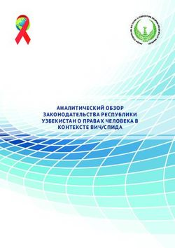 АНАЛИТИЧЕСКИЙ ОБЗОР ЗАКОНОДАТЕЛЬСТВА РЕСПУБЛИКИ УЗБЕКИСТАН О ПРАВАХ ЧЕЛОВЕКА В КОНТЕКСТЕ ВИЧ/СПИДА