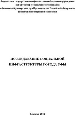 ИССЛЕДОВАНИЕ СОЦИАЛЬНОЙ ИНФРАСТРУКТУРЫ ГОРОДА УФЫ