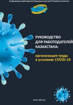 РУКОВОДСТВО ДЛЯ РАБОТОДАТЕЛЕЙ КАЗАХСТАНА: организация труда в условиях COVID-19 - Конфедерация работодателей (предпринимателей) Республики Казахстан