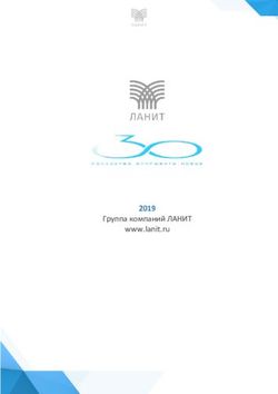 Группа компаний ЛАНИТ www.lanit.ru 2019