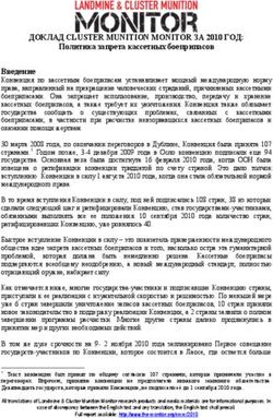 ДОКЛАД CLUSTER MUNITION MONITOR ЗА 2010 ГОД: Политика запрета кассетных боеприпасов