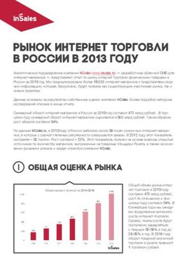 Рынок интернет торговли в России в 2013 году