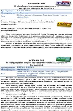 SF EXPO CHINA 2013 10-я Китайская международная выставка технологий и материалов для обработки поверхности