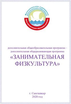 "ЗАНИМАТЕЛЬНАЯ дополнительная общеразвивающая программа - ФИЗКУЛЬТУРА" - Nubex.ru