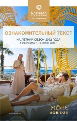 ОЗНАКОМИТЕЛЬНЫЙ ТЕКСТ - НА ЛЕТНИЙ СЕЗОН 2022 ГОДА 1 апреля 2022 Calypso tour