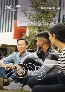 INTERNATIONAL STUDENT GUIDE 2023 - Griffith UNIVERSITY