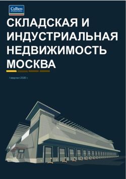 СКЛАДСКАЯ И ИНДУСТРИАЛЬНАЯ НЕДВИЖИМОСТЬ МОСКВА - Colliers International