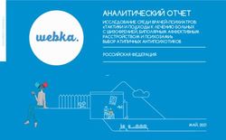 Webka. АНАЛИТИЧЕСКИЙ ОТЧЕТ - ИССЛЕДОВАНИЕ СРЕДИ ВРАЧЕЙ-ПСИХИАТРОВ: "ТАКТИКИ И ПОДХОДЫ К ЛЕЧЕНИЮ БОЛЬНЫХ С ШИЗОФРЕНИЕЙ, БИПОЛЯРНЫМ АФФЕКТИВНЫМ ...