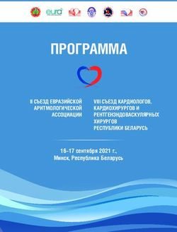 ПРОГРАММА II СЪЕЗД ЕВРАЗИЙСКОЙ АРИТМОЛОГИЧЕСКОЙ АССОЦИАЦИИ