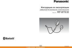 Инструкция по эксплуатации - Цифровые беспроводные стереонаушники Модель . RP-BTS30