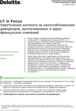 LT in Focus Ужесточение контроля за налогообложением дивидендов, выплачиваемых в адрес французских компаний - Deloitte