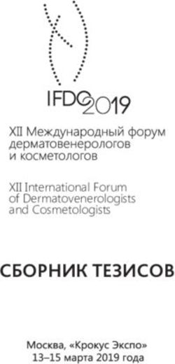 9 Сборник тезиСов XII International Forum of Dermatovenerologists and Cosmetologists - XIII Международный форум ...