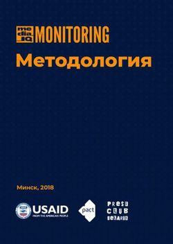 MONITORING Методология - Минск, 2018