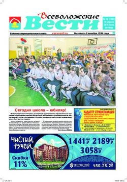 Сегодня школа - юбиляр! - Всеволожские вести онлайн