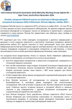 International Actuarial Association (IAA) Mortality Working Group Update #8 - Cape Town, South Africa November 2016 Резюме заседания Рабочей ...