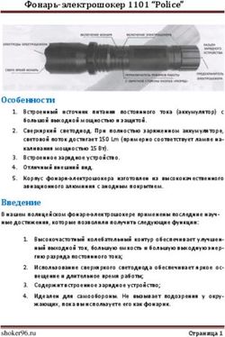 Схема фонарика с электрошокером модель 1101