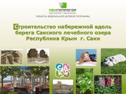 Строительство набережной вдоль берега Сакского лечебного озера Республика Крым г. Саки