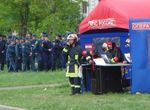 9 мая в военном параде приняли участие военнослужащие войск гражданской обороны и сотрудники Федеральной противопожарной службы