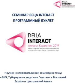 СЕМИНАР ВЕЦА INTERACT ПРОГРАММНЫЙ БУКЛЕТ - Научно-исследовательский семинар на тему: "ВИЧ, Туберкулез и вирусные Гепатиты в Восточной Европе и ...