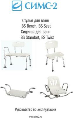 Стулья для ванн BS Bench, BS Seat Сиденья для ванн BS Standart, BS Twist - Руководство по эксплуатации