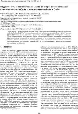 ПОДВИЖНОСТЬ И ЭФФЕКТИВНАЯ МАССА ЭЛЕКТРОНОВ В СОСТАВНЫХ КВАНТОВЫХ ЯМАХ INGAAS С НАНОВСТАВКАМИ INAS И GAAS