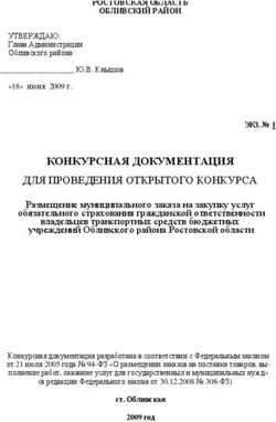 КОНКУРСНАЯ ДОКУМЕНТАЦИЯ - ДЛЯ ПРОВЕДЕНИЯ ОТКРЫТОГО КОНКУРСА