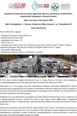 Центрально-азиатская выставка индустрии красоты, косметики, косметологии, натуральной продукции и бытовой химии. Даты выставки: 8-10 августа 2019 ...