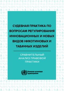 СУДЕБНАЯ ПРАКТИКА ПО ВОПРОСАМ РЕГУЛИРОВАНИЯ ИННОВАЦИОННЫХ И НОВЫХ ВИДОВ НИКОТИНОВЫХ И ТАБАЧНЫХ ИЗДЕЛИЙ - СРАВНИТЕЛЬНЫЙ АНАЛИЗ ПРАВОВОЙ