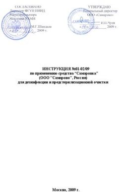 ИНСТРУКЦИЯ 01-02/09 по применению средства "Самаровка" (ООО "Самарово", Россия) - для дезинфекции и предстерилизационной очистки - Москва, 2009 г.