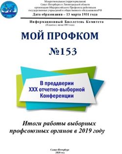 МОЙ ПРОФКОМ - Итоги работы выборных профсоюзных органов в 2019 году - профсоюзов Санкт-Петербурга и ...