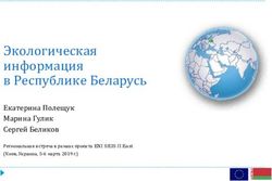 Экологическая информация в Республике Беларусь - Екатерина Полещук Марина Гулик Сергей Беликов - ENI SEIS