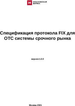 Спецификация протокола FIX для OTC системы срочного рынка - версия 1.0.0 - Москва 2021