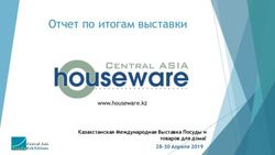 Отчет по итогам выставки - www.houseware.kz Казахстанская Международная Выставка Посуды и товаров для дома!