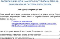 РОССИЙСКИЙ ИНДЕКС НАУЧНОГО ЦИТИРОВАНИЯ (РИНЦ). АНАЛИТИЧЕСКАЯ СИСТЕМА SCIENCE INDEX