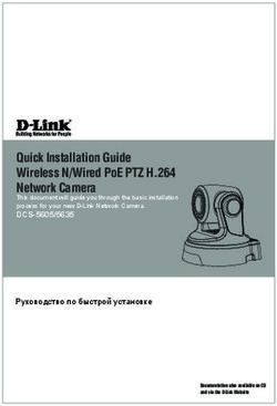 QUICK INSTALLATION GUIDE WIRELESS N/WIRED POE PTZ H.264 NETWORK CAMERA