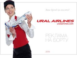 РЕКЛАМА НА БОРТУ - Ваш бренд на высоте! 2019 - Уральские авиалинии
