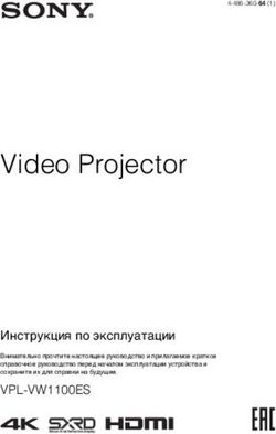 Video Projector - VPL-VW1100ES Инструкция по эксплуатации - pro.sony