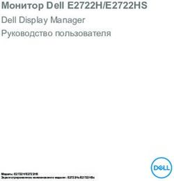 Монитор Dell E2722H/E2722HS - Dell Display Manager Руководство пользователя