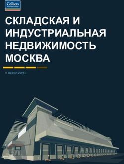 СКЛАДСКАЯ И ИНДУСТРИАЛЬНАЯ НЕДВИЖИМОСТЬ МОСКВА - Colliers International