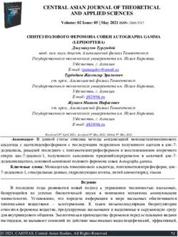 CENTRAL ASIAN JOURNAL OF THEORETICAL AND APPLIED SCIENCES