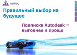 Правильный выбор на будущее - Подписка Autodesk = выгоднее и проще - Группа компаний ИНФАРС