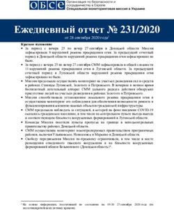 Ежедневный отчет 231/2020 - OSCE