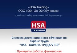 "HSA - ОХРАНА ТРУДА V 1.0" - Система дистанционного обучения по охране труда - "HSA Training" ООО "Эйч-Эс-Эй Обучение"
