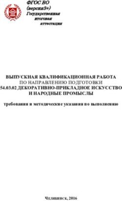 ФГОС ВО (версия3+) Государственная итоговая аттестация - ВЫПУСКНАЯ КВАЛИФИКАЦИОННАЯ РАБОТА