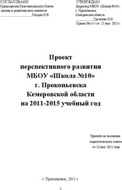 Проект перспективного развития МБОУ "Школа 10" г. Прокопьевска Кемеровской области на 2011-2015 учебный год