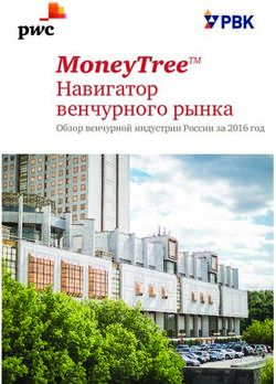 MONEYTREETM НАВИГАТОР ВЕНЧУРНОГО РЫНКА - ОБЗОР ВЕНЧУРНОЙ ИНДУСТРИИ РОССИИ ЗА 2016 ГОД - PWC