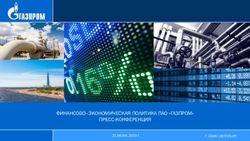 ФИНАНСОВО-ЭКОНОМИЧЕСКАЯ ПОЛИТИКА ПАО "ГАЗПРОМ" ПРЕСС-КОНФЕРЕНЦИЯ - 21 ИЮНЯ 2019 Г. Г. САНКТ-ПЕТЕРБУРГ - Газпром