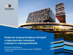 Развитие аккумуляторных батарей и перспективы снижения стоимости электромобилей - Екатерина Грушевенко Энергетический центр бизнес-школы СКОЛКОВО ...